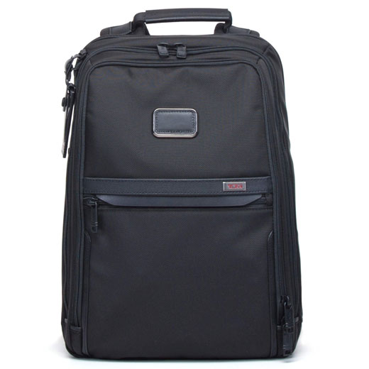 Black Alpha 3 Slim Backpack