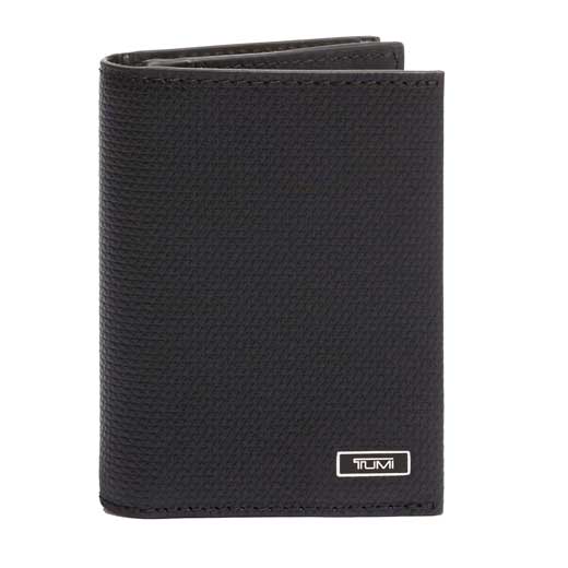 Black Monaco Gusseted Card Case