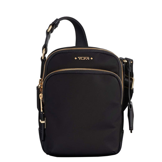 Voyageur Black Ruma Cross Body Bag