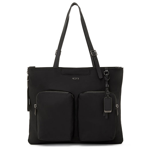 Voyageur Black/Gunmetal Cody Expandable Tote Bag