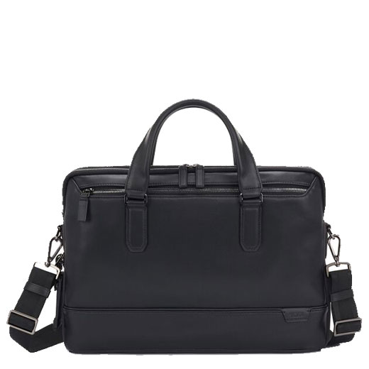 Black/Iron Harrison Sycamore Slim Briefcase