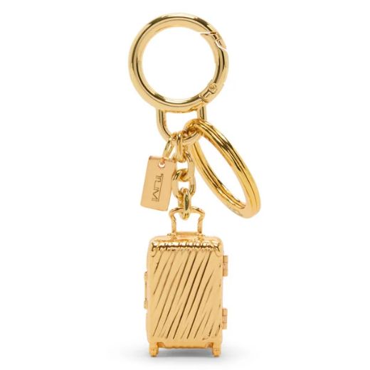 19 Degree Gold Luggage Charm Key Fob