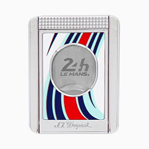 24H du Mans White & Chrome Cigar Cutter Stand