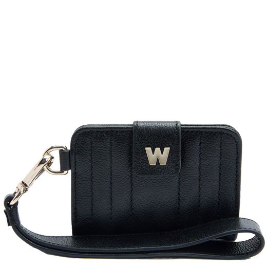 Black Mimi Card Holder with Wristlet