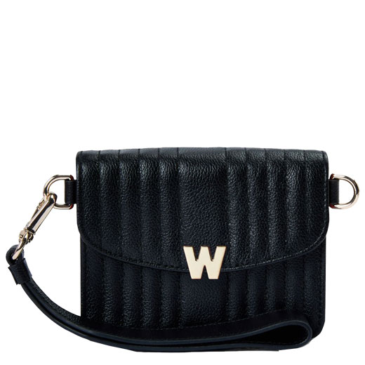 Black Mimi Mini Bag with Wristlet
