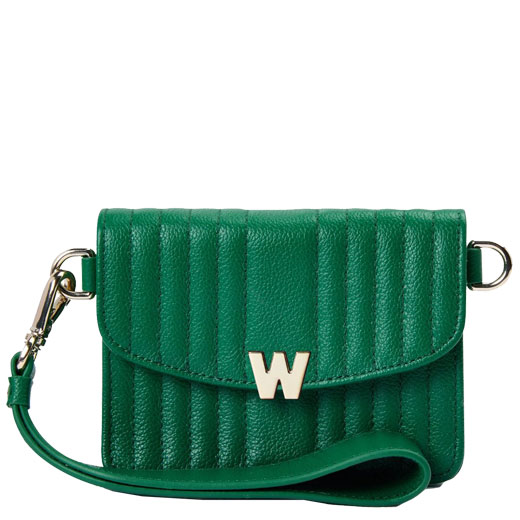 Forest Green Mimi Mini Bag with Wristlet