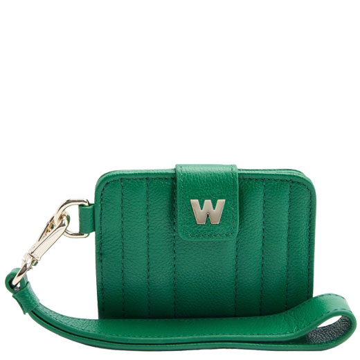 Forest Green Mimi Card Holder with Wristlet