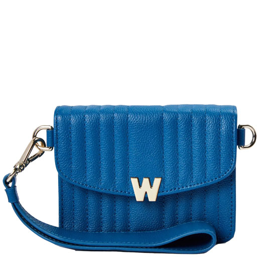 Marine Blue Mimi Mini Bag with Wristlet