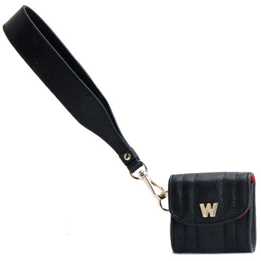 Black Mimi AirPod Case with Wristlet
