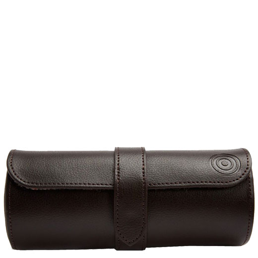 x WM Brown Triple Watch Roll with Cigar Case