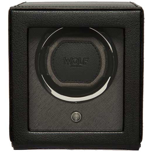 Black Cub Watch Winder with Cover