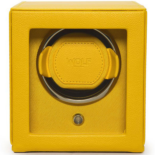 Yellow Cub Watch Winder with Cover