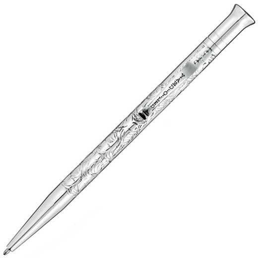 Perfecta Silver Victorian Ballpoint Pen