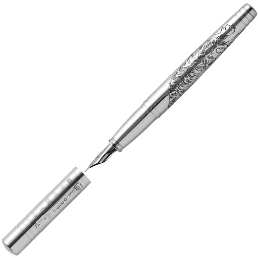 Year of the Tiger Grand Sterling Silver Fountain Pen