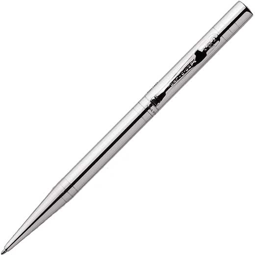 Viceroy Standard Polished Silver Plain Ballpoint Pen