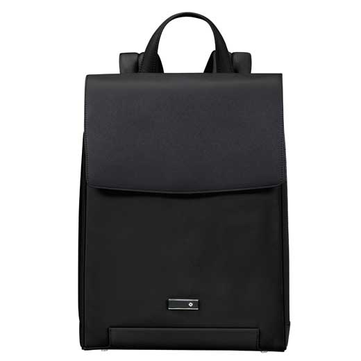 Zalia 3.0 Black Backpack with Flap 14.1