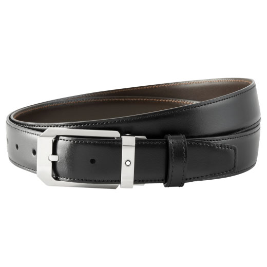 Montblanc leather belt top