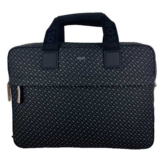 BOSS Black Monogram Print Byron Large Document Case Wheelers