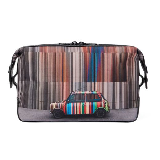 Paul Smith Mini Stripe Print Wash Bag Wheelers Luxury Gifts