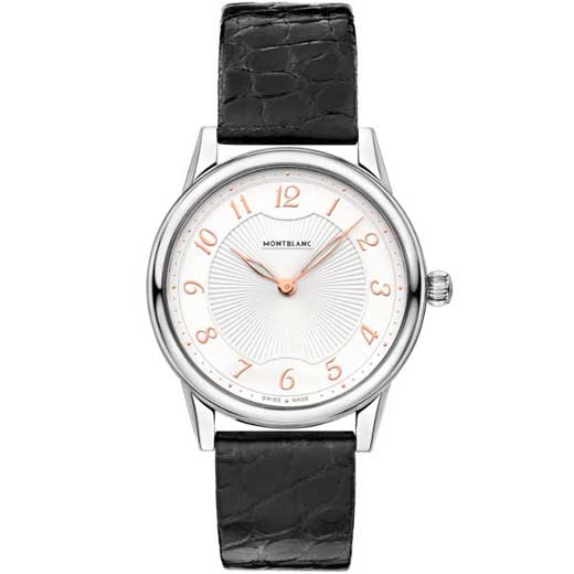 Montblanc Boheme Black Alligator 34 mm Quartz Watch Wheelers Luxury Gifts