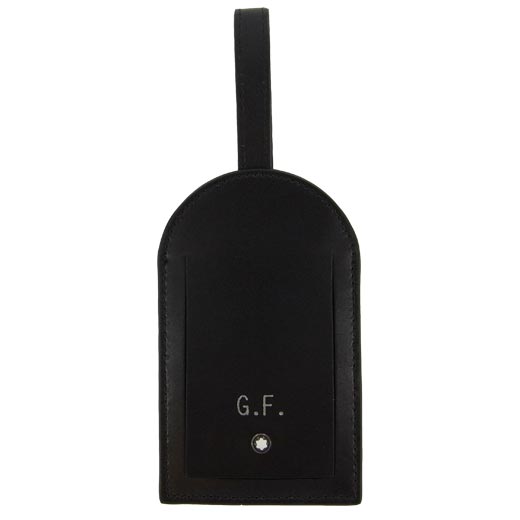 Montblanc Initials Luggage Tag Engraving Block Font G.F