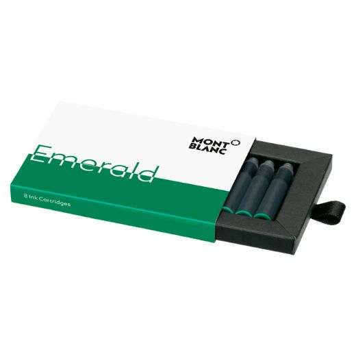 Montblanc Emerald Green Ink Cartridges Pack of 2 Wheelers Luxury Gifts
