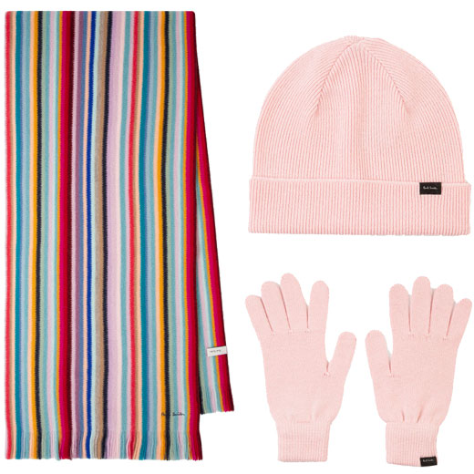 Pink hat and gloves outlet