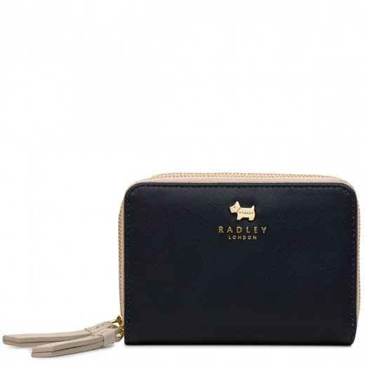 radley navy purse