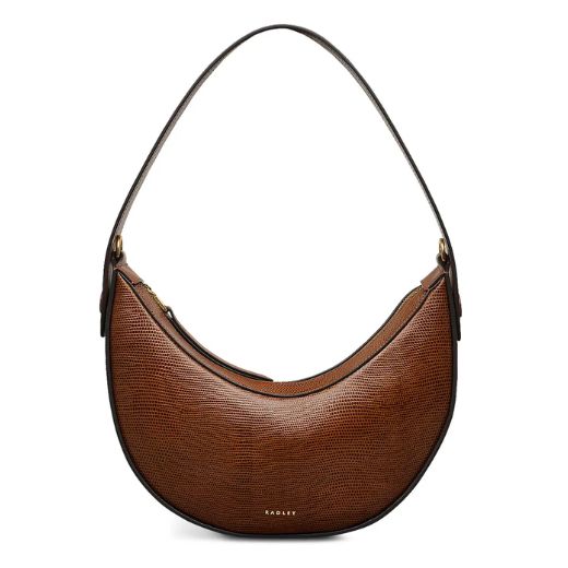 Radley The Kensal Small Zip Top Saddle Brown Shoulder Bag Wheelers Luxury Gifts