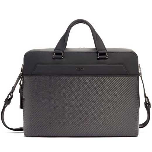 TUMI Ashton Carbon Gibson Slim Briefcase | Wheelers Luxury Gifts