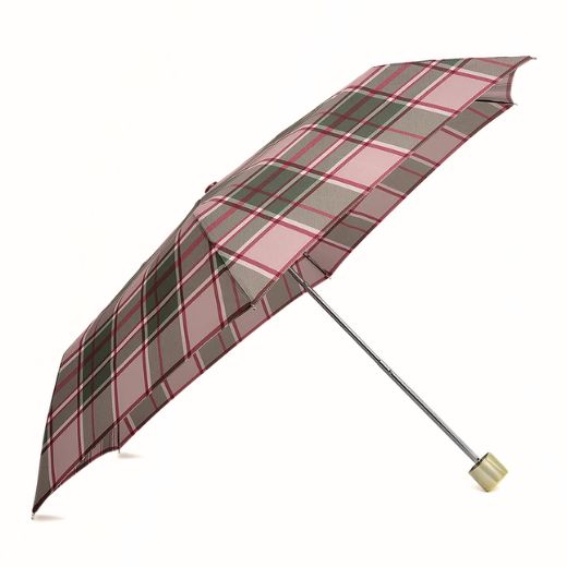 Radley Racing Green Autumn Check Compact Umbrella Wheelers Luxury Gifts