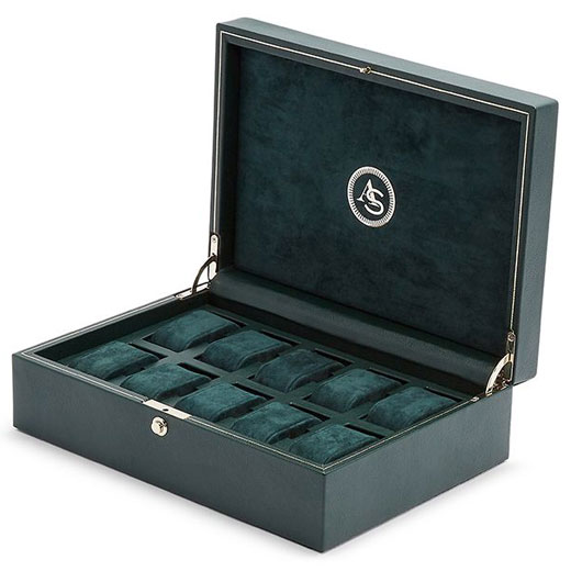 Wolf leather watch box cheap